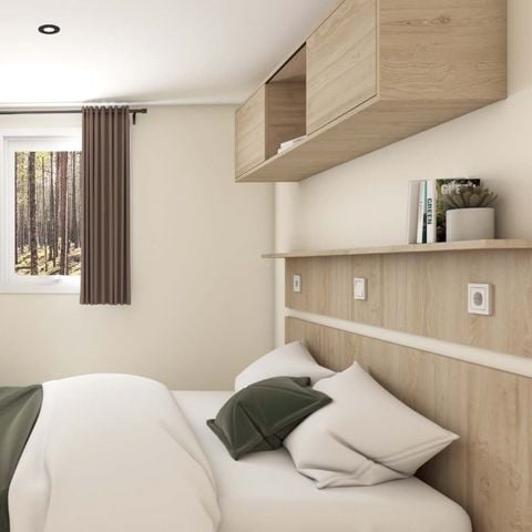 MOBILHOME 2 personnes - SUITE PRIVILEGE - Vue Partielle Réserve -