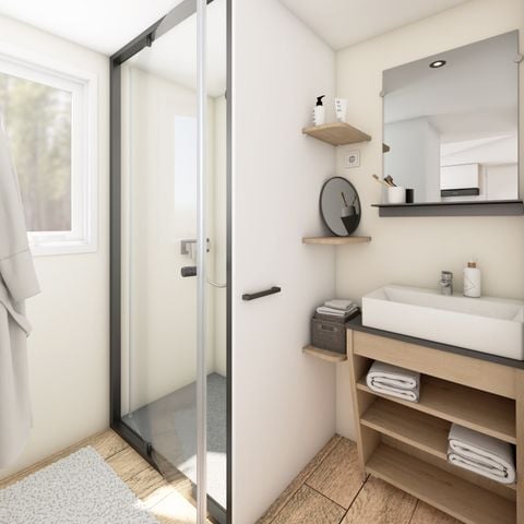 MOBILHOME 4 personnes - COTTAGE CONFORT - Quartier Jardin