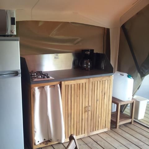 TENTE TOILE ET BOIS 5 personnes - FREEFLOWER (Sans sanitaires)