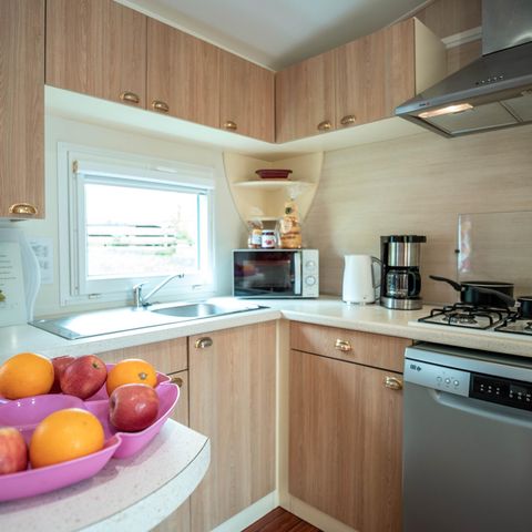 Stacaravan 4 personen - ZONNIGE, aankomst zaterdag