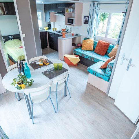 Stacaravan 4 personen - HAPPY + vaatwasser