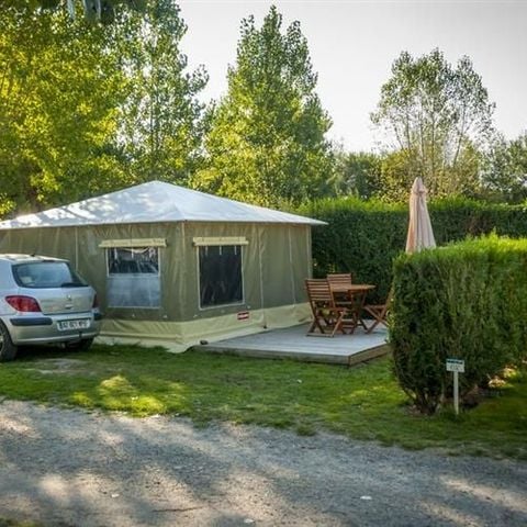 Bungalowtent 4 personen - Zonder sanitair bij aankomst woensdag