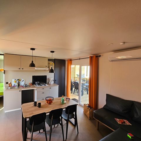 Stacaravan 6 personen - Nieuw : Spacy 36.5 m² - 3 slaapkamers