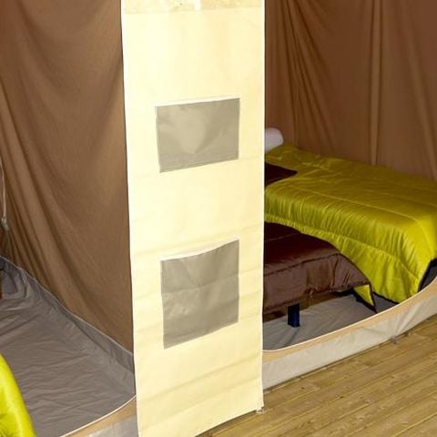 Glampingtent 4 personen - Geen sanitaire voorzieningen bij aankomst zaterdag