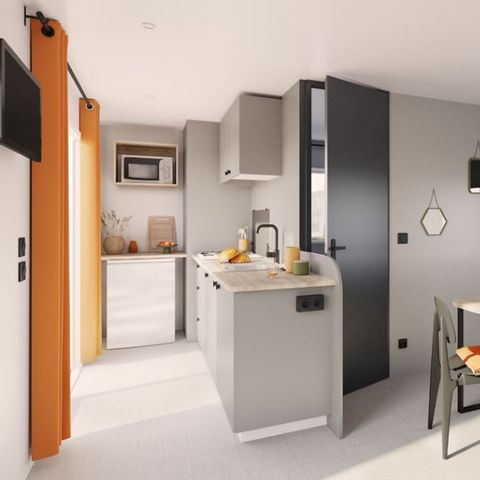 MOBILHOME 4 personas - MH Riviera suite TOP 2Ch 4P