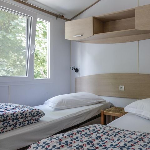 Mobilheim 2 personen - Kühlschrank, aber keine Küche