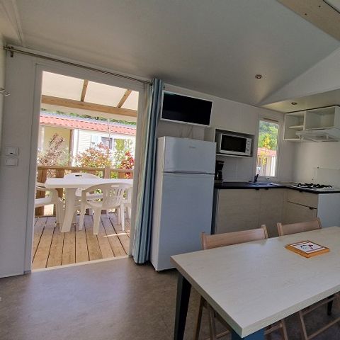 Stacaravan 6 personen - COTTAGE CLIM 3 slaapkamers