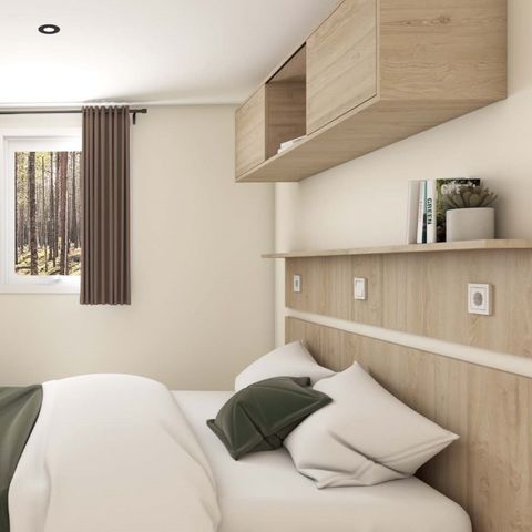 MOBILHOME 2 personnes - COTTAGE 1 CHAMBRE 2 personnes