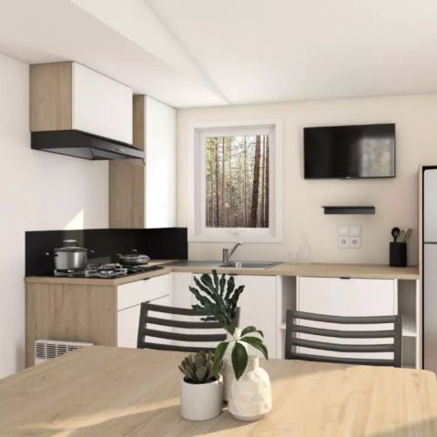 Stacaravan 2 personen - Cottage 1 slaapkamer 2 personen - SPA privé