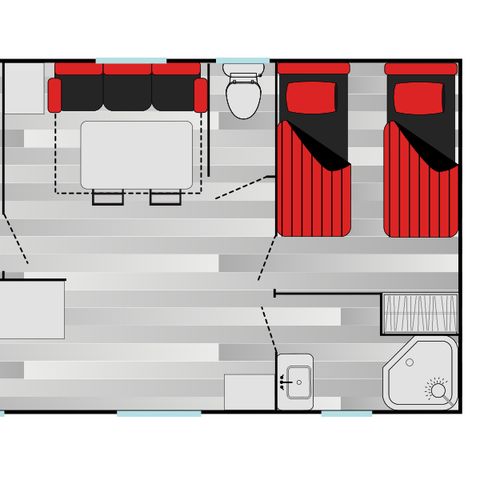 BUNGALOW 6 personnes - Mimosas