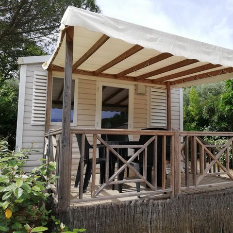 MOBILE HOME 4 people - Mobile-home Coucourelle Standard 16m² - 1 bedroom - semi-covered terrace -