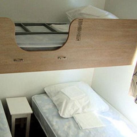 Mobilheim 5 Personen - Cottage Picholine Standard 25m² - 2 Zimmer - halbüberdachte Terrasse -.