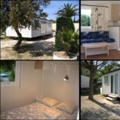 Mobile home 6 persons - Cayanne Standard 31m² - 2 bedrooms - Semi-covered terrace