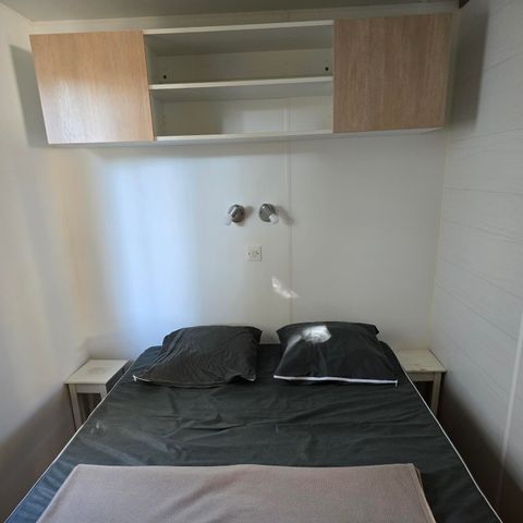 Stacaravan 6 personen - Stacaravan Cayanne Standard Clim 31m² - 2 kamers, halfoverdekt terras - airconditioning - airconditioning