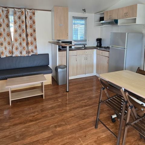 Mobile home 6 persons - Mobile-home Cayanne Standard Clim 31m² - 2 bedrooms, semi-covered terrace - air-condition