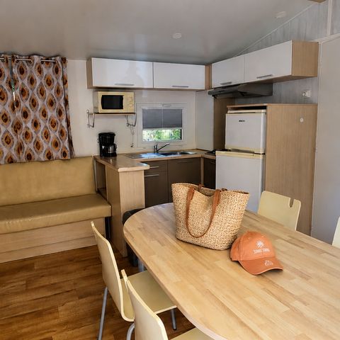 MOBILE HOME 6 people - Mobile-home Grassois Standard Clim 33m² - 3 bedrooms - semi-covered terrace - air-con -