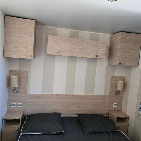 MOBILHOME 6 personnes - Mobile-home Cigalou Premium 34m² - 3 chambres - terrasse semi-couverte - clim -