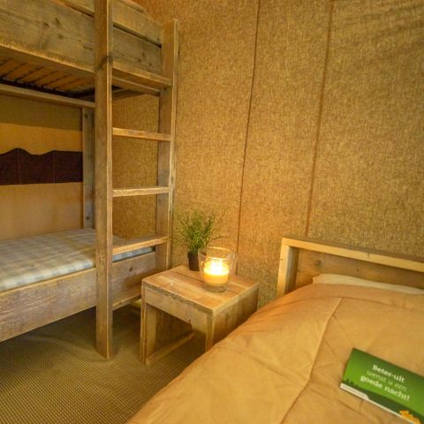 Tente en toile et en bois 5 personnes - ST EMILION, sans sanitaires
