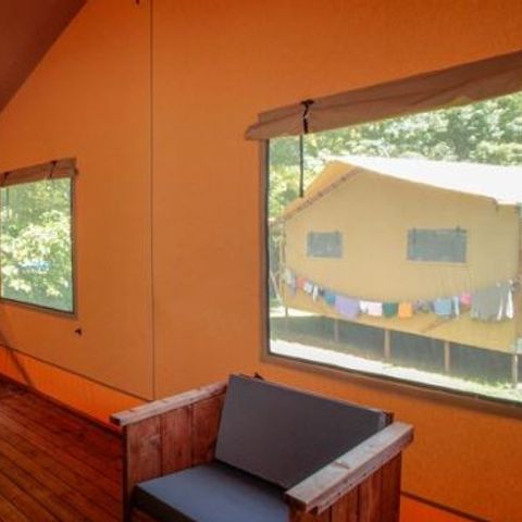 TIENDA DE LONA Y MADERA 8 personas - BRIVE