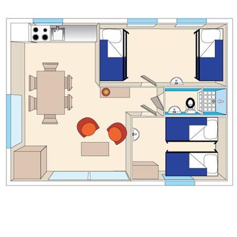 Chalet 6 personas - Souillac