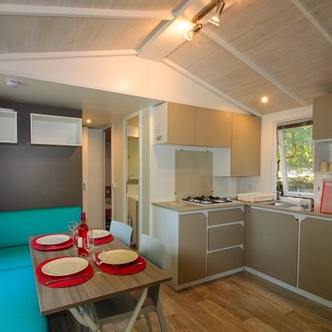 Stacaravan 8 personen - Loggia