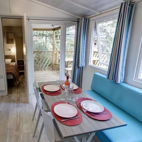 Stacaravan 8 personen - Loggia