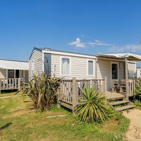 Mobile home 6 persons - Mobile-home | Comfort | 3 Bedrooms | 6 Pers. | Raised terrace