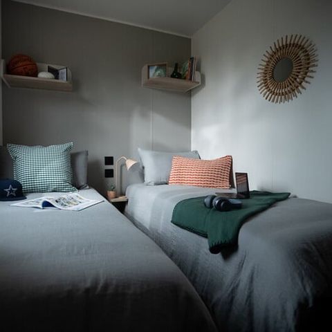 Mobile home 6 persons - Mobile-home | Comfort | 3 Bedrooms | 6 Pers. | Raised terrace