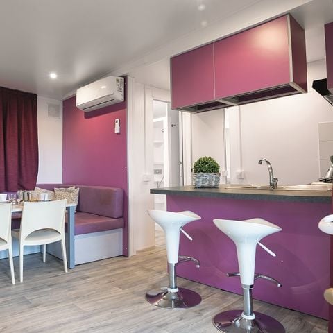 Mobile home 4 persons - 3 bedrooms / 2 bathrooms - covered terrace