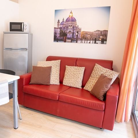 Wohnung 4 personen - 2 Zimmer + überdachte Terrasse