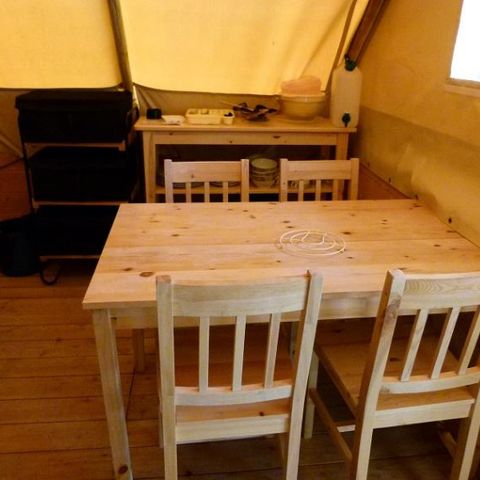 Bungalowtent 4 personen - Amazonehut (zonder sanitair)