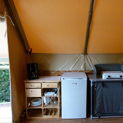Bungalowtent 4 personen - Amazonehut (zonder sanitair)