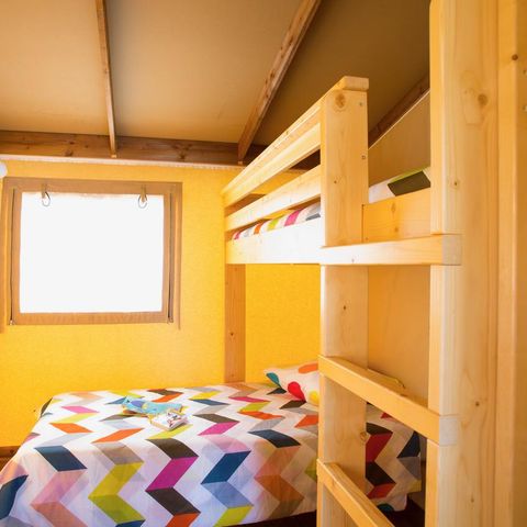 Canvas and wooden tent 6 persons - Ecolodge Premium Cotton