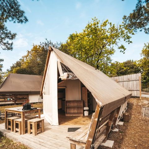 Canvas and wooden tent 5 persons - SWEET JUNIOR EDEN