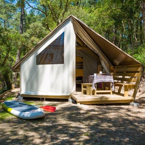 CANVAS AND WOOD TENT 5 people - SWEET JUNIOR EDEN