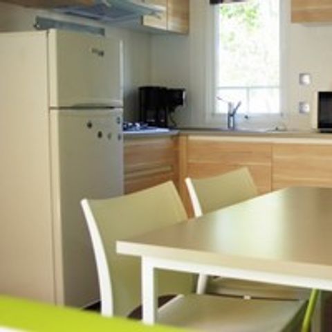 Stacaravan 6 personen - Cottage Eco - 2 kamers - Zaterdag