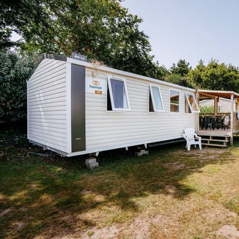 Stacaravan 6 personen - Stacaravan | Comfort | 2 Slaapkamers | 4/6 Pers. | Single terras
