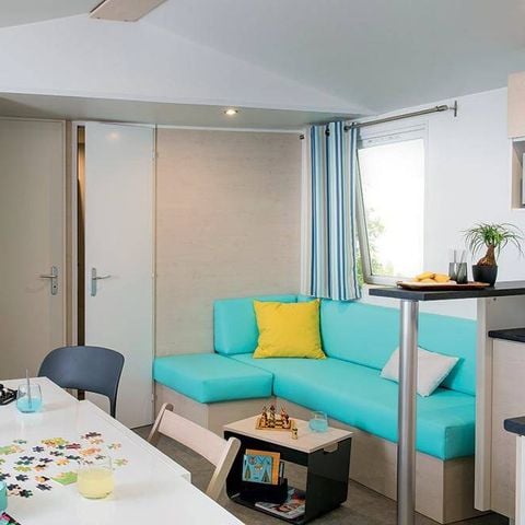 Stacaravan 6 personen - Mobile-home | Comfort | 3 slaapkamers | 6 pers. | Single terras