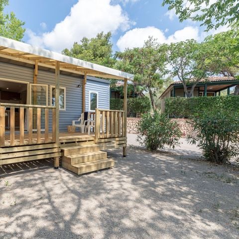 Mobilhome 6 personnes - Comfort XL | 3 Ch. | 6 Pers. | Terrasse surélevée | Clim.