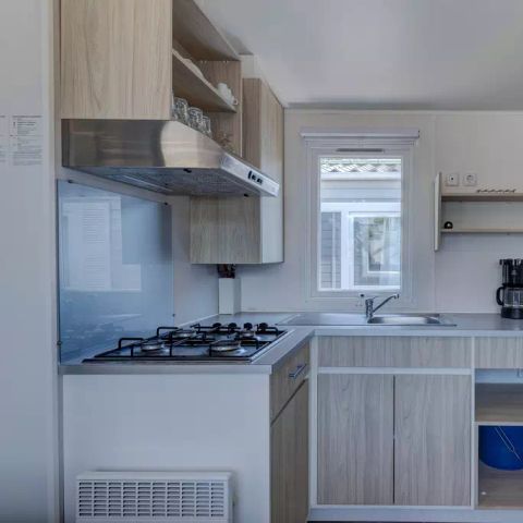 Bungalow 6 Personen - Mobilheim | Comfort | 3 Zi. | 6 Pers. | Erhöhte Terrasse