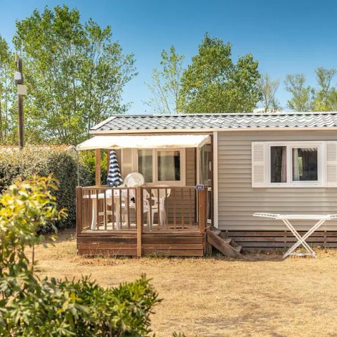 Bungalow 6 persons - Mobile-home | Comfort | 3 Bedrooms | 6 Pers. | Raised terrace
