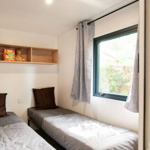 Mobile home 4 persons - Mobile-home | Comfort | 2 Bedrooms | 4 Pers. | Raised terrace