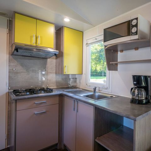 Mobilhome 6 personnes - Mobil-home | Comfort | 3 Ch. | 6 Pers. | Terrasse surélevée | Clim.