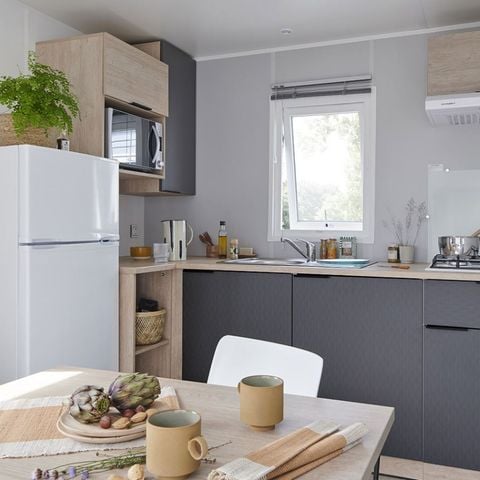 Stacaravan 4 personen - VAKANTIEHUIS 2 SLAAPKAMERS