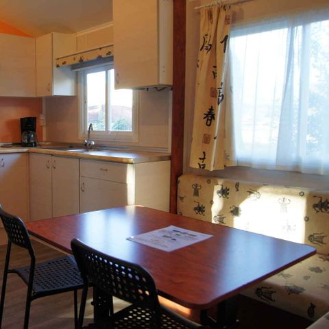 Mobilheim 5 Personen - Myrtil – 5 Personen (4 Erwachsene + 1 Kind unter 9 Jahren, Hochbett) – 2 Schlafzimmer