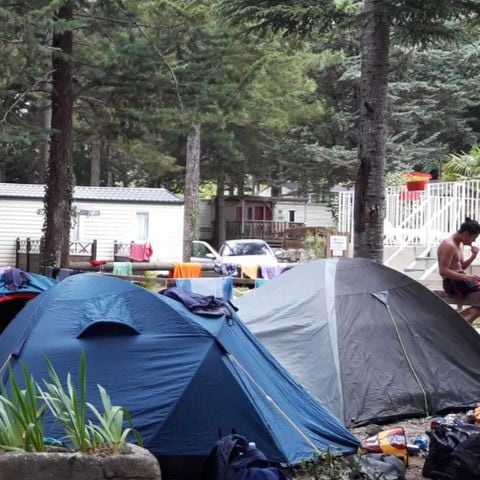 PIAZZOLA - Pacchetto comfort con tenda / roulotte + 1 auto + elettricità