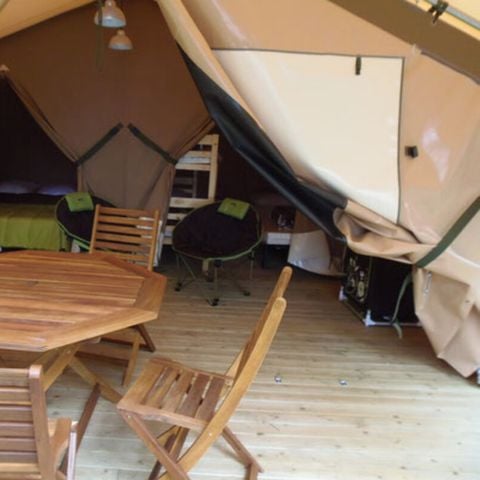 BUNGALOW DE LONA 5 personas - Bungalow Toilé Luxe 3 Pièces 5 Personnes Sans Sanitaire PMR
