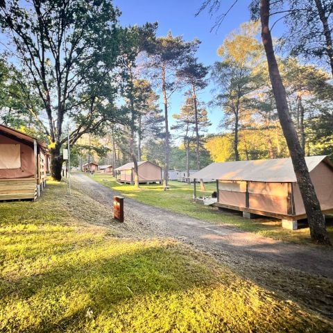 Glampingtent 5 personen - Bungalow Toilé Luxe 3 Pièces 5 Personnes Sans Sanitaire