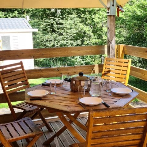 BUNGALOW IN TELA 5 persone - Bungalow Toilé Luxe 3 Pièces 5 Personnes Sans Sanitaire