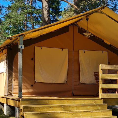 Glampingtent 5 personen - Bungalow victoria natuur